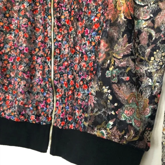 Zara Multicolor Bomber Jacket - Picture 8 of 8